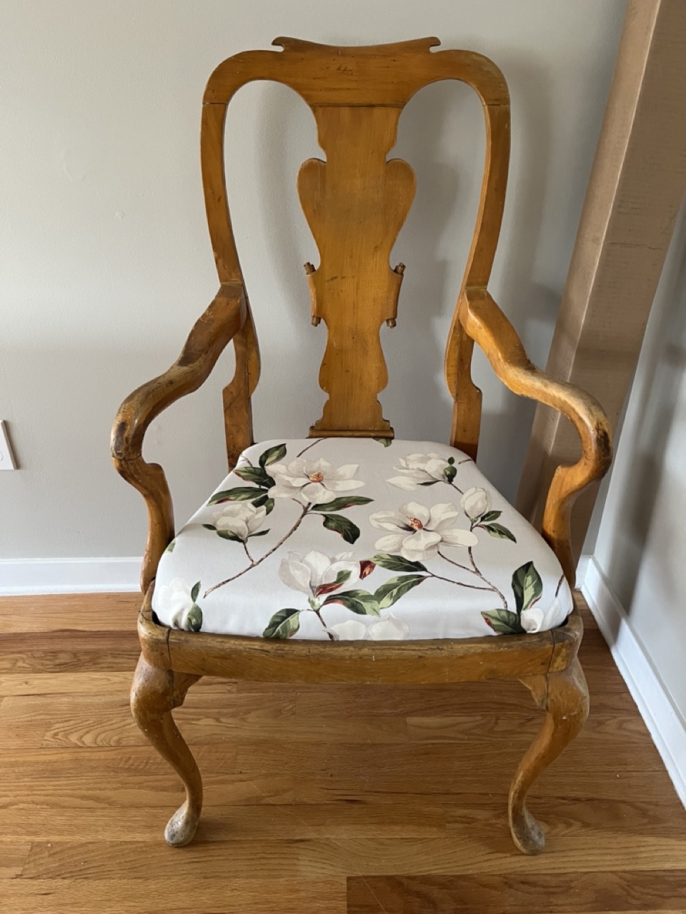 Reupholstering a Freebie Chair